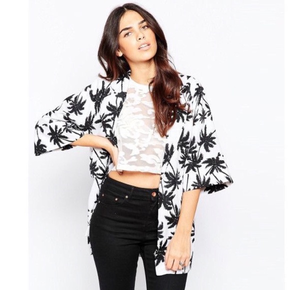 Glamorous Jackets & Blazers - ASOS Glamorous Palm Tree Print Blazer